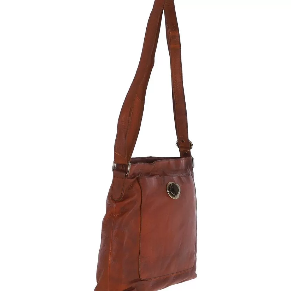 Women Ashwood Handbags Ashwood Large Dipped Leather Shoulder Bag Tan: R-16