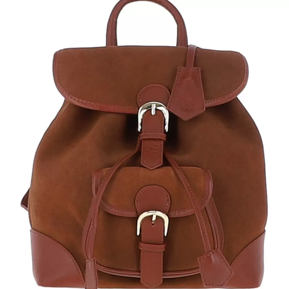 Women Ashwood Handbags Ashwood Suede And Leather Backpack: S-16