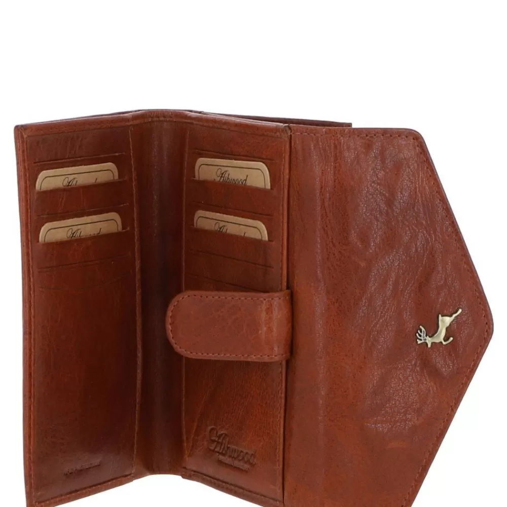 Women Ashwood Handbags Ashwood Vintage Wash 12 Card Leather Purse: G-42