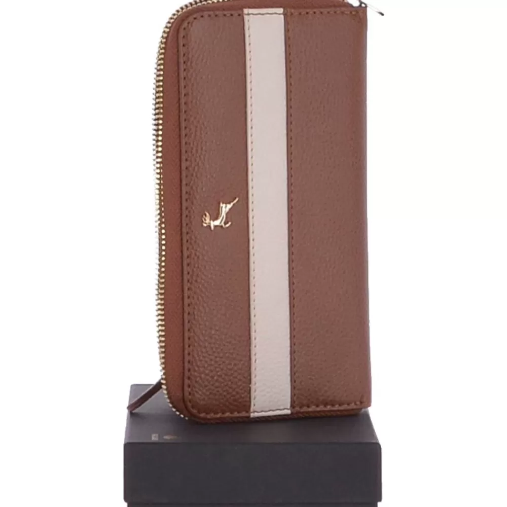 Women Ashwood Handbags Ashwood Womens 8 Card Zip Around Large Leather Purse: Ash-20