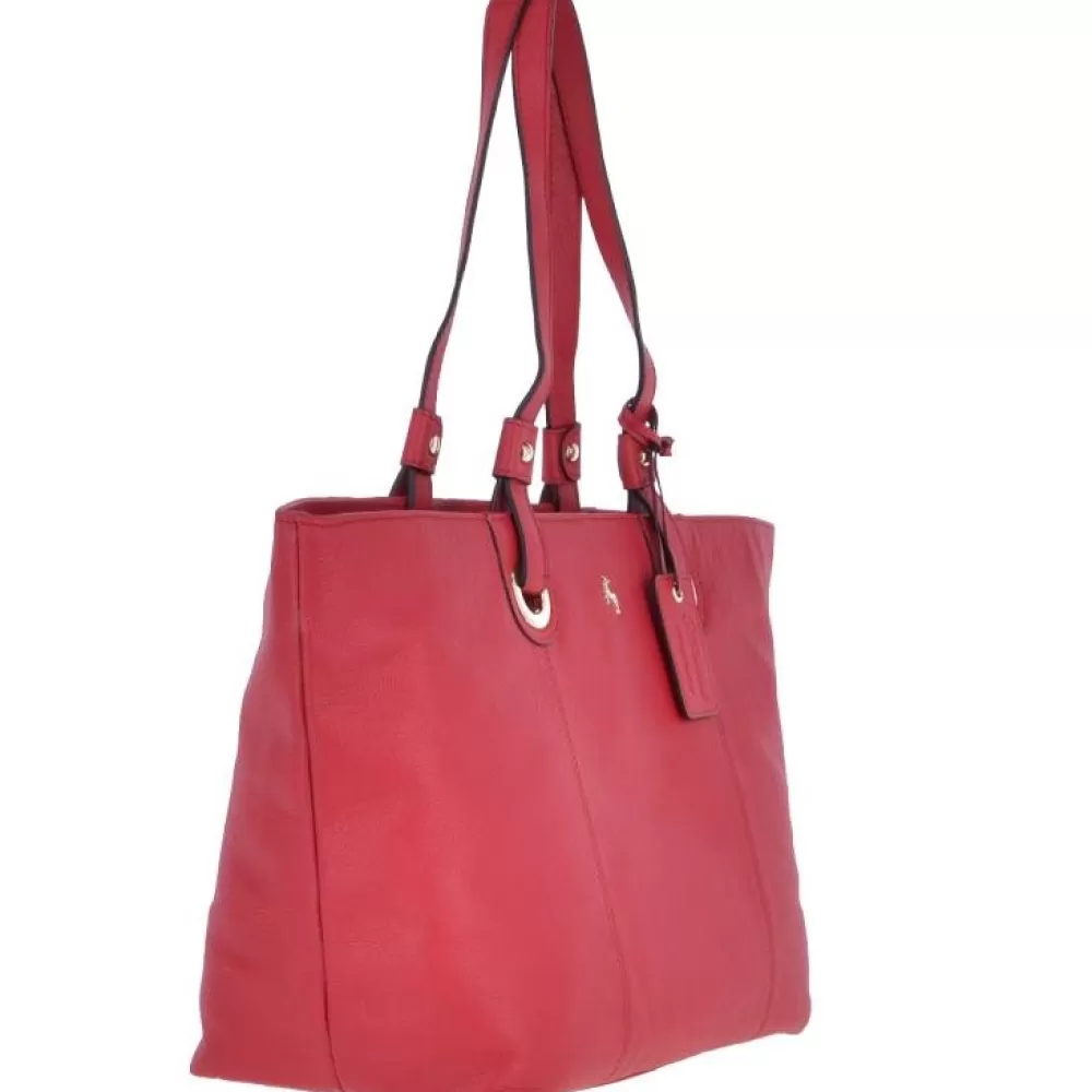 Women Ashwood Handbags Ashwood Womens Large Leather Zip Top Shopper Bag: 60252