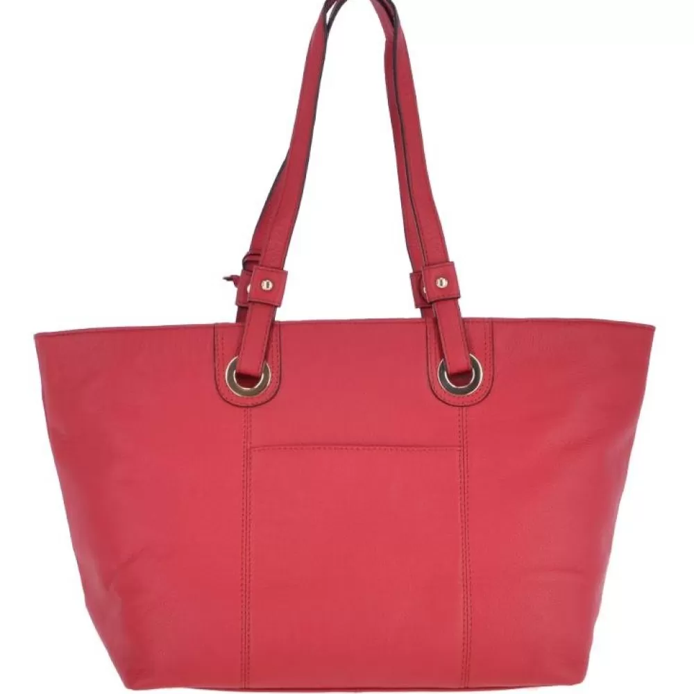 Women Ashwood Handbags Ashwood Womens Large Leather Zip Top Shopper Bag: 60252