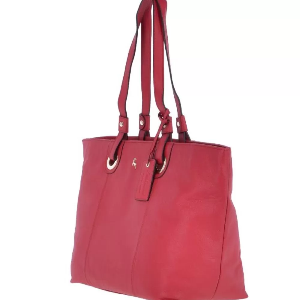 Women Ashwood Handbags Ashwood Womens Large Leather Zip Top Shopper Bag: 60252