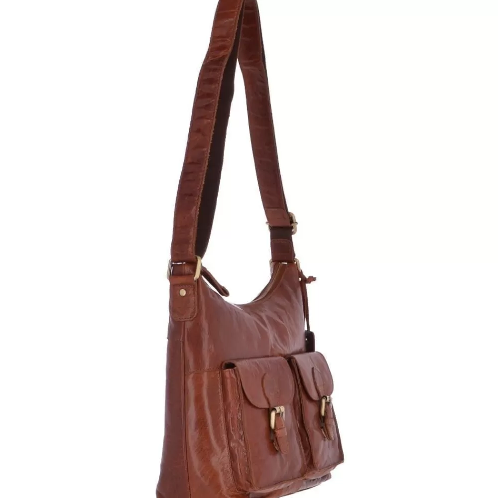 Women Ashwood Handbags Ashwood Womens Vintage Two Pocket Leather Shoulder Bag: G21