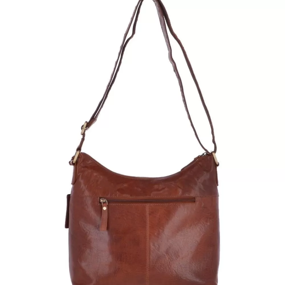Women Ashwood Handbags Ashwood Womens Vintage Two Pocket Leather Shoulder Bag: G21
