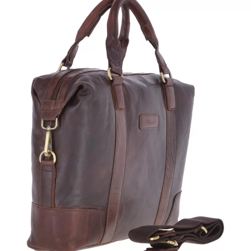 Women Ashwood Handbags Leather Vintage Laptop Work Bag Tan: G-34