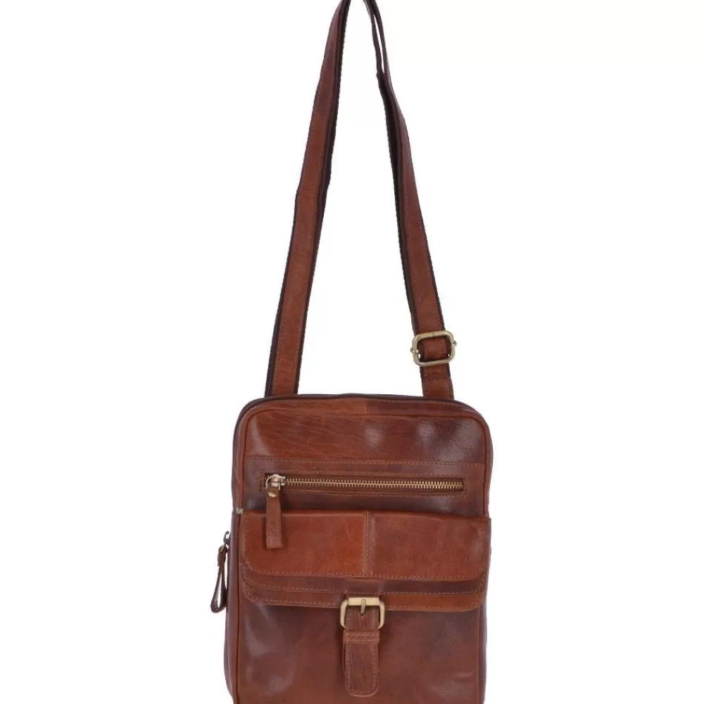 Women Ashwood Handbags Leather Vintage Medium Flight Shoulder Bag: G-33