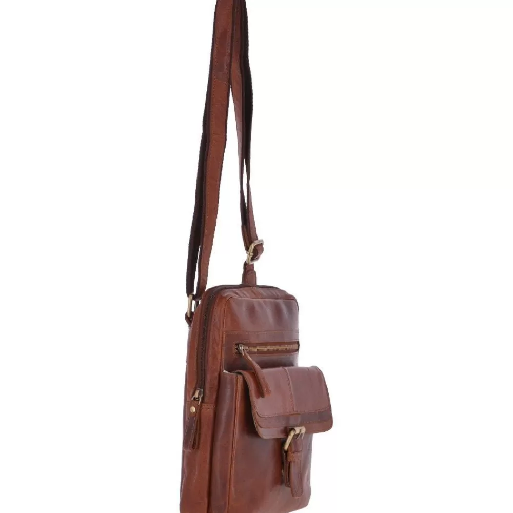 Women Ashwood Handbags Leather Vintage Medium Flight Shoulder Bag: G-33