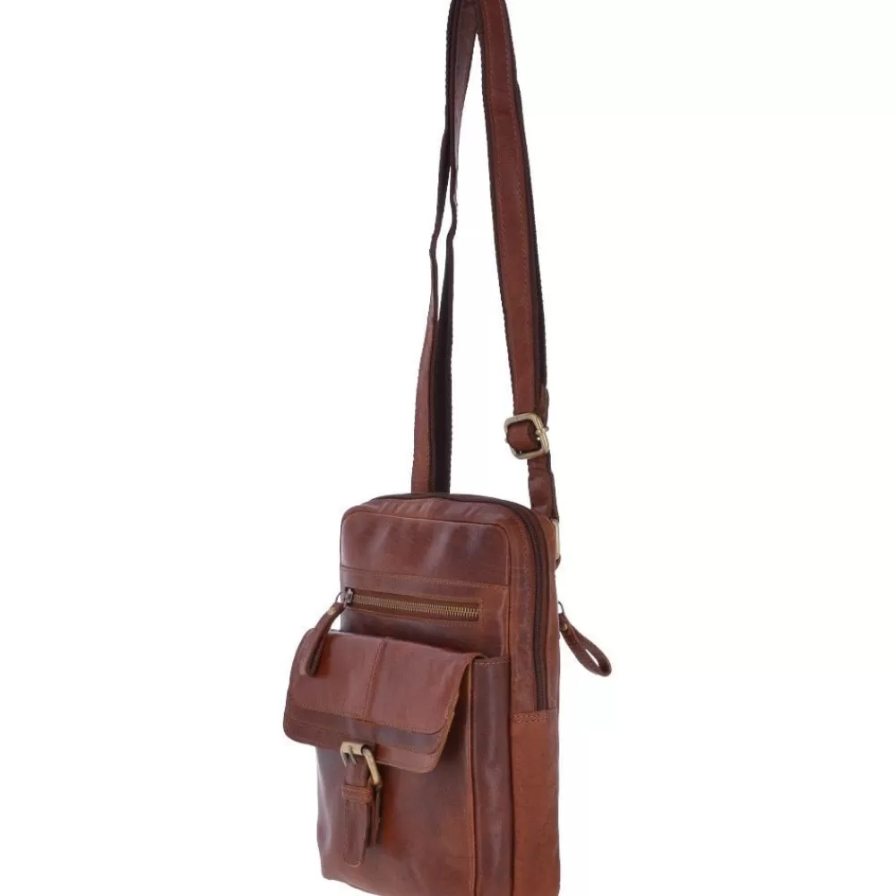 Women Ashwood Handbags Leather Vintage Medium Flight Shoulder Bag: G-33