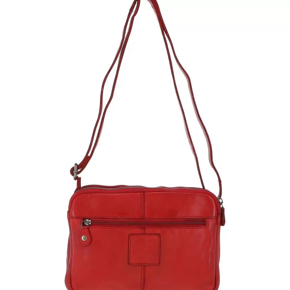 Women Ashwood Handbags Three Section Vintage Woven Leather Shoulder Bag: D-71