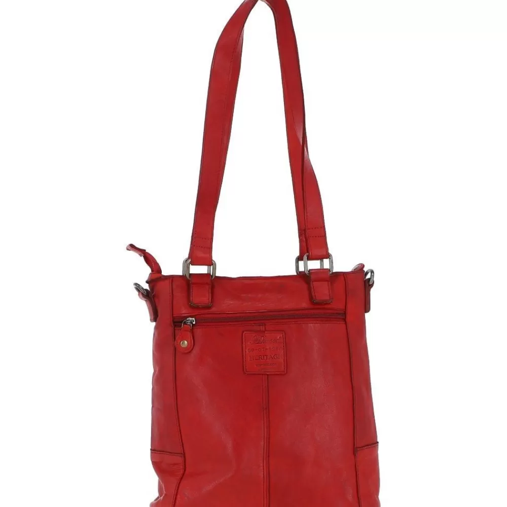 Women Ashwood Handbags Vintage Woven Leather Bag: D-75