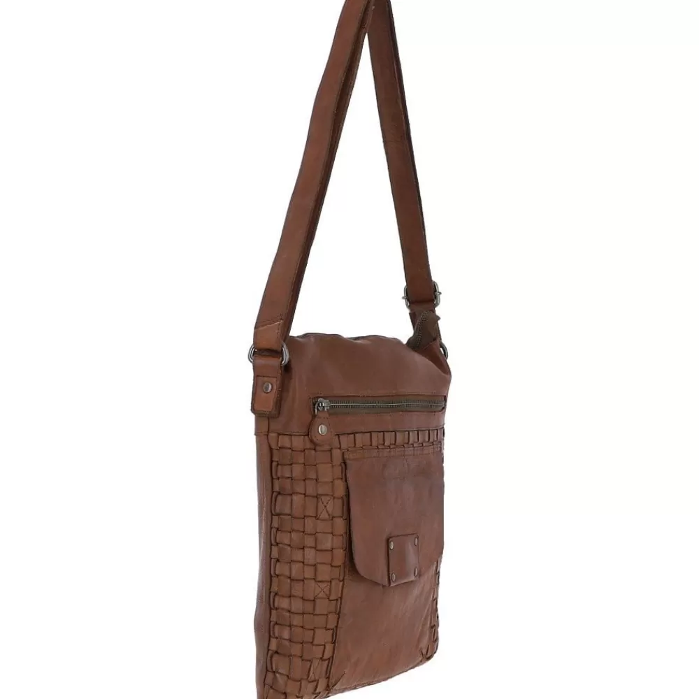 Women Ashwood Handbags Woven Large Leather Vintage Crossbody Bag: D-72